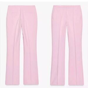 Zara Light Pink Flare Pants